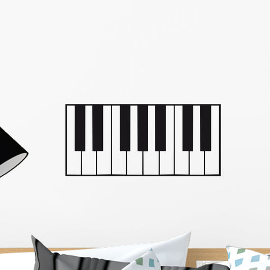 Piano Keys Design Wall Decal