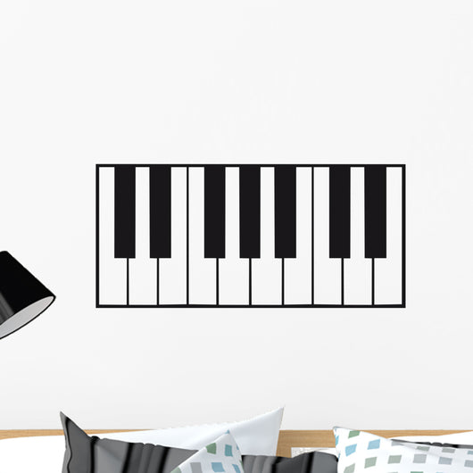 Piano Keys Design Wall Decal