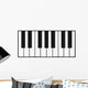 Piano Keys Design Wall Decal