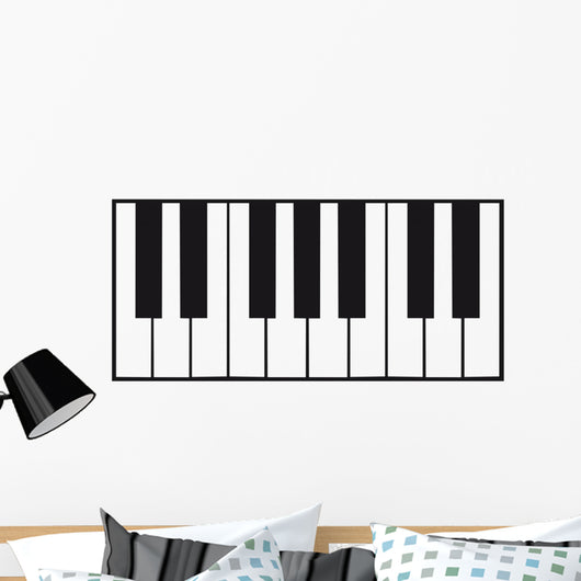 Piano Keys Design Wall Decal