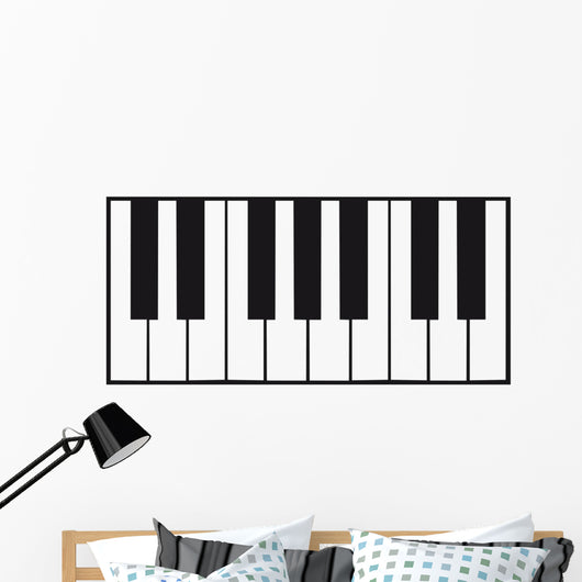 Piano Keys Design Wall Decal