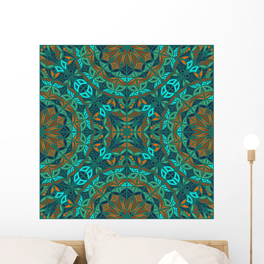 Kaleidoscope Vector Seamless Wall Decal