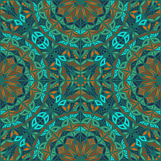 Kaleidoscope Vector Seamless Wall Decal