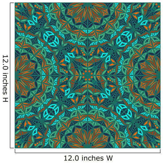 Kaleidoscope Vector Seamless Wall Decal