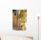 Medina Courtyard with Fuchsia Flowers Wall Decal