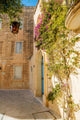 Medina Courtyard with Fuchsia Flowers Wall Decal