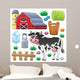 Farm Animals Cow Wall Stickers Wall Decal