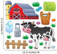 Farm Animals Cow Wall Stickers Wall Decal