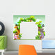 Animal Cartoon with Blank Wall Decal