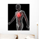 3D Rendered Illustration Vascular Wall Decal