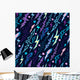 Seamless Pattern with Flashes Wall Decal
