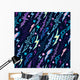 Seamless Pattern with Flashes Wall Decal