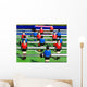 Tabletop Football with Shadows Wall Decal