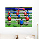 Tabletop Football with Shadows Wall Decal