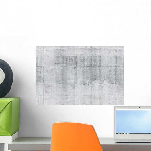 Seamless Gray Concrete Wall Wall Decal
