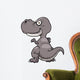 Vector Illustration Cartoon Dinosaur Wall Decal Design 2