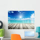 Caribbean Sea and Wooden Wall Decal