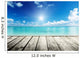 Caribbean Sea and Wooden Wall Decal
