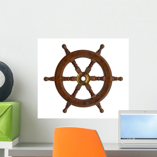 Boat Wheel Wall Decal