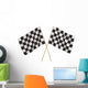 Checkered Flags Wall Decal