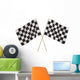 Checkered Flags Wall Decal
