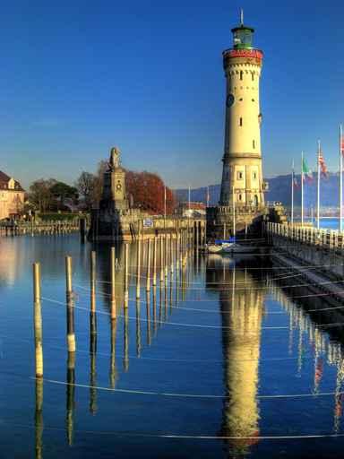 Lindau Hafeneinfahrt Bodensee Lake Wall Decal