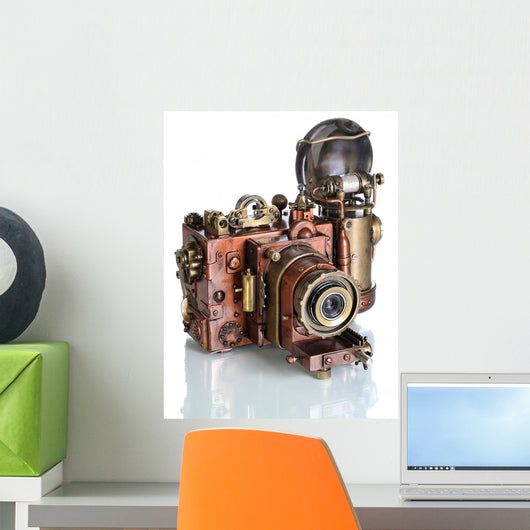 Copper Photo Camera Wall Decal