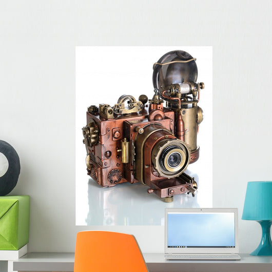 Copper Photo Camera Wall Decal