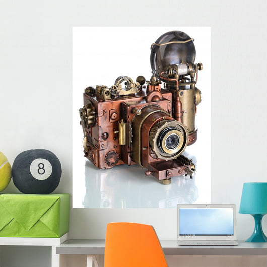 Copper Photo Camera Wall Decal
