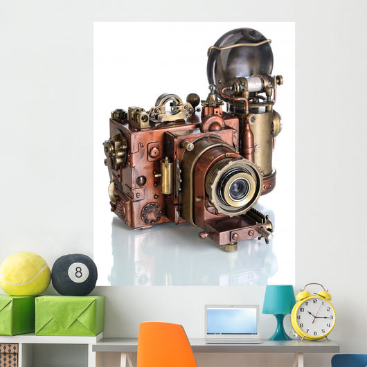 Copper Photo Camera Wall Decal
