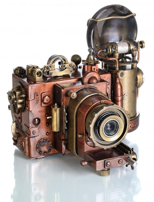 Copper Photo Camera Wall Decal
