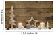 Christmas Natural Wood Decoration Wall Decal