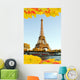 Eiffel Tour Fall Paris Wall Decal