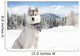 Husky Winter Wall Decal