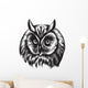 Owl Head Wall Decal