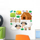 Farm Animals Sheep Wall Stickers Wall Decal