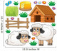 Farm Animals Sheep Wall Stickers Wall Decal