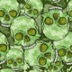 Camouflage Skull Pattern Wall Decal