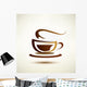 Vector Sketch Coffee Cup Wall Decal