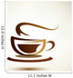 Vector Sketch Coffee Cup Wall Decal