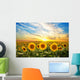 Sunflowers Wall Decal Design 2