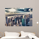 Aerial Skyline Manhattan Wall Decal