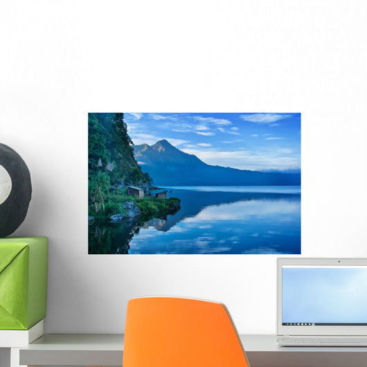 Lake and Mountain Bali Wall Decal