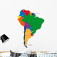 South America Map Wall Decal