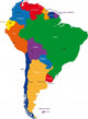 South America Map Wall Decal