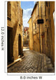 Narrow Medieval Street Town Wall Decal