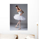 Female Ballet Dancer Wall Decal Design 3