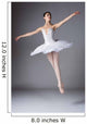 Female Ballet Dancer Wall Decal Design 2