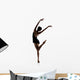 Female Ballet Dancer Wall Decal Design 1