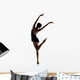 Female Ballet Dancer Wall Decal Design 1